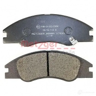 Тормозные колодки дисковые, комплект METZGER 995811 242 18 24219 1170540 - Изображение 3