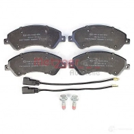 Тормозные колодки дисковые, комплект METZGER 2 4485 2BA80BK 995417 1170146 - Изображение 2