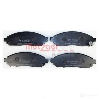 Тормозные колодки дисковые, комплект METZGER 995812 1170541 24 227 24228 - Изображение 2