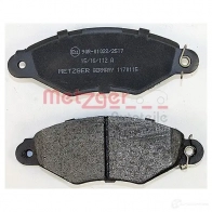 Тормозные колодки дисковые, комплект METZGER 2 1978 995386 1170115 21979 - Изображение 3