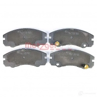 Тормозные колодки дисковые, комплект METZGER 23 250 995634 1170363 9NW2Q - Изображение 2