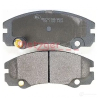Тормозные колодки дисковые, комплект METZGER 23 250 995634 1170363 9NW2Q - Изображение 3