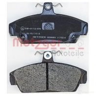 Тормозные колодки дисковые, комплект METZGER LEWK7LM 2151 8 1170514 995785 - Изображение 3