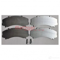 Тормозные колодки дисковые, комплект METZGER 2 3515 1170375 BW3QFXS 995646 - Изображение 4