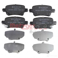 Тормозные колодки дисковые, комплект METZGER 1170885 1437583747 1OFP 1W - Изображение 2