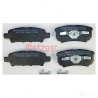 Тормозные колодки дисковые, комплект METZGER 1170306 995577 240 14 24015 - Изображение 2