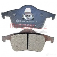 Тормозные колодки дисковые, комплект METZGER 1170011 2 3075 995282 23076 - Изображение 3