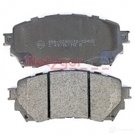 Тормозные колодки дисковые, комплект METZGER 996077 1170811 25 725 6V1P2Q - Изображение 4