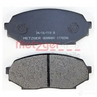 Тормозные колодки дисковые, комплект METZGER 215 52 YJKFIUR 1170396 995667 - Изображение 3