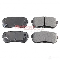 Тормозные колодки дисковые, комплект METZGER 1437582783 1170886 A4V O2CT - Изображение 2