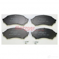Тормозные колодки дисковые, комплект METZGER J3C3RU 995789 1170518 2349 0 - Изображение 2