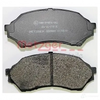 Тормозные колодки дисковые, комплект METZGER J3C3RU 995789 1170518 2349 0 - Изображение 3