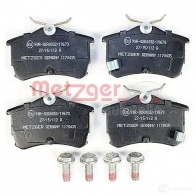 Тормозные колодки дисковые, комплект METZGER 2 3527 1170435 M9IS0 995706 - Изображение 2