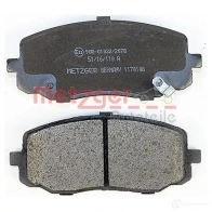 Тормозные колодки дисковые, комплект METZGER 995379 1170108 24410 2427 5 - Изображение 3