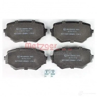 Тормозные колодки дисковые, комплект METZGER 1170415 995686 23 314 CPHEGMN - Изображение 2