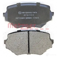 Тормозные колодки дисковые, комплект METZGER 1170415 995686 23 314 CPHEGMN - Изображение 3