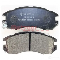 Тормозные колодки дисковые, комплект METZGER 21496 21 495 995745 1170474 - Изображение 3