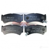 Тормозные колодки дисковые, комплект METZGER 995704 1170433 2 3795 23796 - Изображение 2
