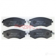 Тормозные колодки дисковые, комплект METZGER 2152 6 995874 21527 1170603 - Изображение 2
