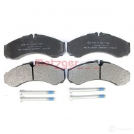 Тормозные колодки дисковые, комплект METZGER 1170608 995879 38PN60 2912 1 - Изображение 2