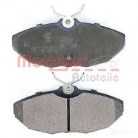 Тормозные колодки дисковые, комплект METZGER 2342 4 995612 1170341 12GRZM6 - Изображение 3