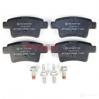 Тормозные колодки дисковые, комплект METZGER 995535 24 540 1170264 R42AUDC - Изображение 2