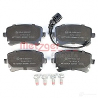 Тормозные колодки дисковые, комплект METZGER 1170051 567OGYY 995322 2332 6 - Изображение 2