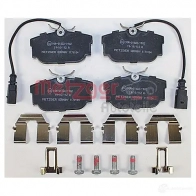 Тормозные колодки дисковые, комплект METZGER 23 446 995455 GFAWEPN 1170184 - Изображение 2