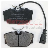 Тормозные колодки дисковые, комплект METZGER 23 446 995455 GFAWEPN 1170184 - Изображение 3