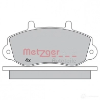 Тормозные колодки дисковые, комплект METZGER 1170553 Opel Movano (A) 1 Фургон 2.8 DTI (FD) 114 л.с. 1999 – 2001 LIZLG 2330 2