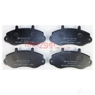 Тормозные колодки дисковые, комплект METZGER 1170553 995824 LIZLG 2330 2 - Изображение 2