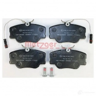 Тормозные колодки дисковые, комплект METZGER 209 41 GONPP0I 995529 1170258 - Изображение 2