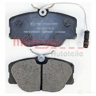 Тормозные колодки дисковые, комплект METZGER 209 41 GONPP0I 995529 1170258 - Изображение 3