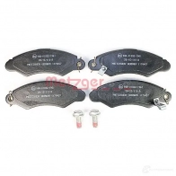Тормозные колодки дисковые, комплект METZGER 995728 AZ3N1 1170457 23 046 - Изображение 2