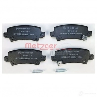 Тормозные колодки дисковые, комплект METZGER 1170304 2381 6 5APXSDN 995575 - Изображение 2