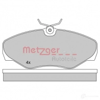 Тормозные колодки дисковые, комплект METZGER 23 099 1170110 995381 23100