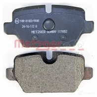 Тормозные колодки дисковые, комплект METZGER 1170052 23624 995323 23 623 - Изображение 4