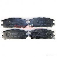 Тормозные колодки дисковые, комплект METZGER 995685 21876 1170414 21 875 - Изображение 2