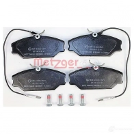 Тормозные колодки дисковые, комплект METZGER ULV5H 995572 21 388 1170301 - Изображение 2