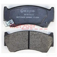 Тормозные колодки дисковые, комплект METZGER 2 3004 23005 1170580 995851 - Изображение 3