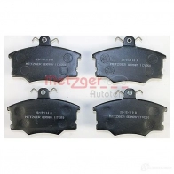 Тормозные колодки дисковые, комплект METZGER E0HYK 995621 1170350 2057 4 - Изображение 2