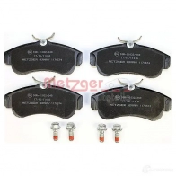 Тормозные колодки дисковые, комплект METZGER 995845 2154 6 1170574 FSVZK - Изображение 2