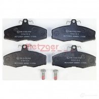 Тормозные колодки дисковые, комплект METZGER 1170598 995869 20 861 UJ60QDI - Изображение 2