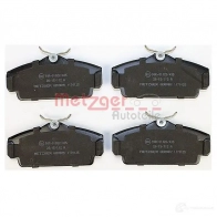 Тормозные колодки дисковые, комплект METZGER 230 93 1170125 JXVXQ 995396 - Изображение 2