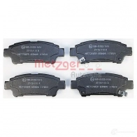 Тормозные колодки дисковые, комплект METZGER 23648 995790 1170519 236 46 - Изображение 2