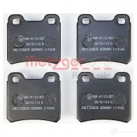 Тормозные колодки дисковые, комплект METZGER 995436 1170165 2 1140 4JA240 - Изображение 2