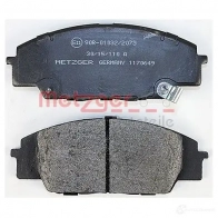 Тормозные колодки дисковые, комплект METZGER 995919 231 78 23179 1170649 - Изображение 3