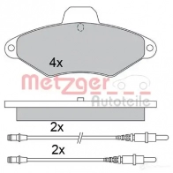 Тормозные колодки дисковые, комплект METZGER Citroen Xantia 1170319 5T2A5 2163 1