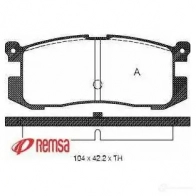 Тормозные колодки дисковые, комплект METZGER 995986 2 1558 1170720 GIEQS8K