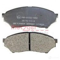 Тормозные колодки дисковые, комплект METZGER 995791 HILB8K 1170520 23 487 - Изображение 3
